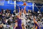 MBBall vs Emerson  Wheaton College Men's Basketball vs Emerson College is the first round of the NEWMAC Basketball Championships. - Photo By: KEITH NORDSTROM : Wheaton, basketball, NEWMAC MBBall2024